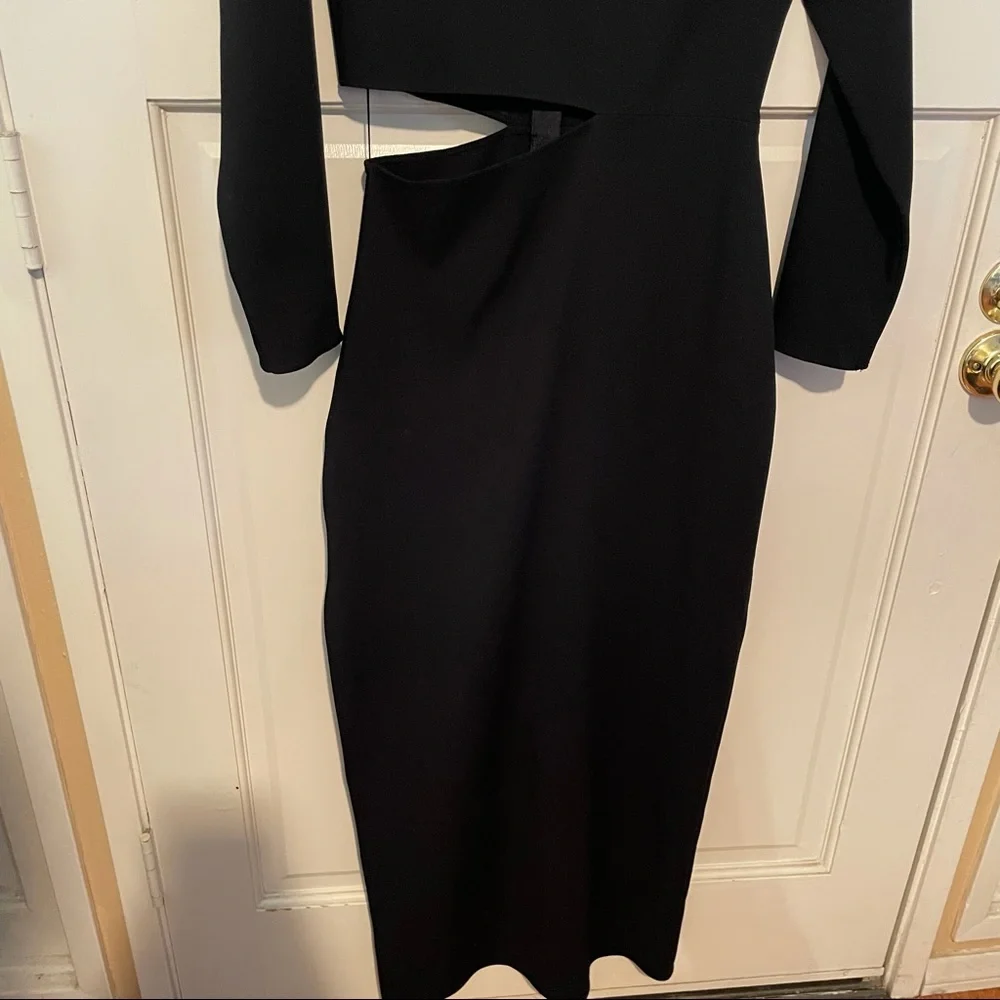 Zara black cut out maxi dress - Picture 10 of 13